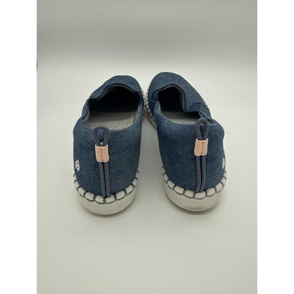 Clarks Cloudsteppers Step Glow Slip-On Comfort Loafers Blue Denim Womens 7.5 - Picture 4 of 6